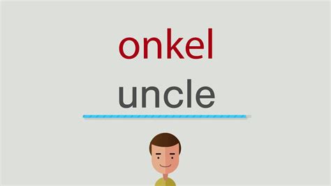 onkel englisch